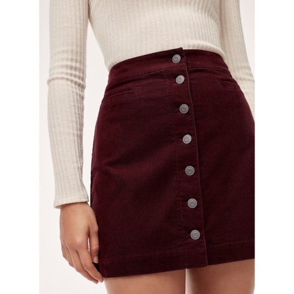 Wilfred Dresses & Skirts - SOLD Aritzia Wilfred Free Karmen Corduroy Skirt